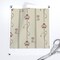 Beige Floral Stripe Art Deco Craftsman Nouveau Modern Botanical Small Scale Custom Pre-pasted Wallpaper by Spoonflower Pre-Pasted Wallpaper 2FT Wide